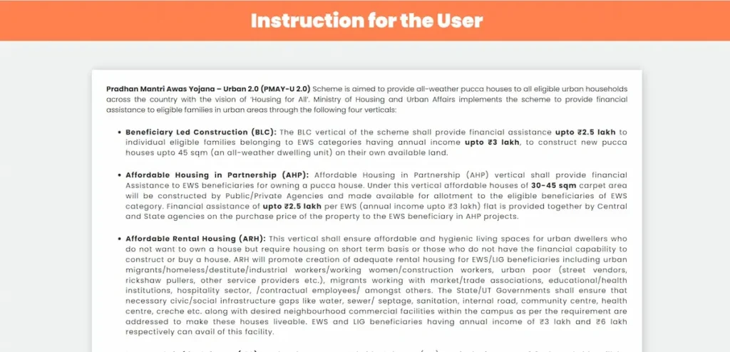 Instruction page